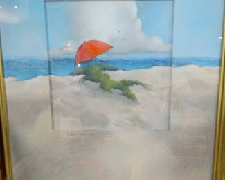 Lynne Libey PSA Beach Scene Artwork