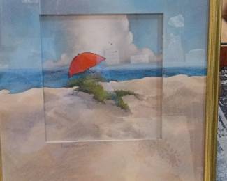 Lynne Libey PSA Coastal Pastel Landscape