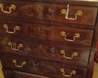 Henredon Aston Court Collection Chinoiserie Silverware Chest