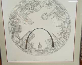 St. Louis in the Round Limited Edition Print by John Pils