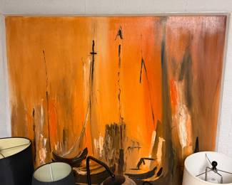 Wall art, lamps home decor