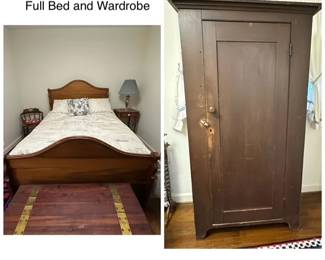 Bed and Wardrobe