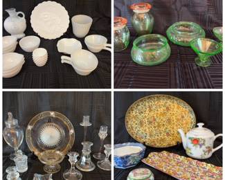 Milk Glass and Uranium Glass