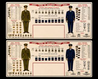 WWII ARMY & NAVY IDENTIFICATION CARDS