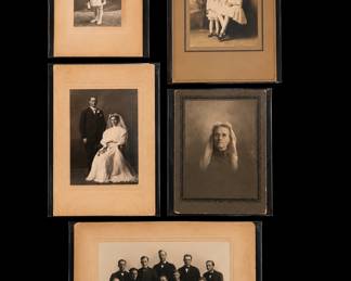 ANTIQUE BLACK-AND-WHITE PHOTOGRAPHS