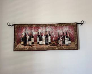 Wine decor textile 