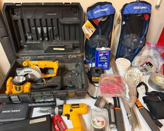 DeWalt circular saw and drill