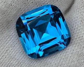 Stunner! 13.20 Carat Natural Blue Topaz