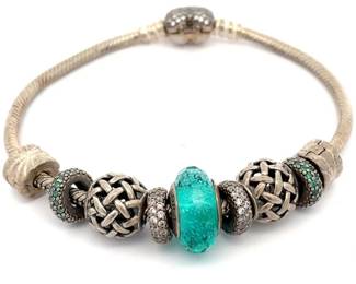 Designer Pandora Charm Bracelet