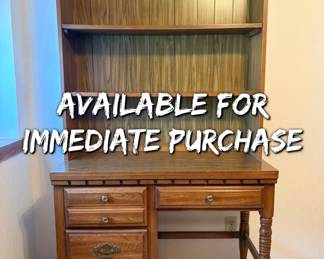 Desk bookshelf $100 — call or text for more pictures/information 