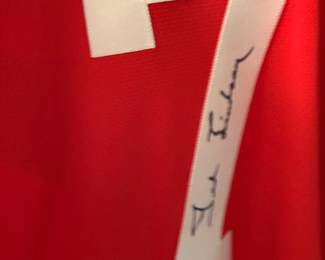 Ted Lindsay’s Red Wings jersey - signed