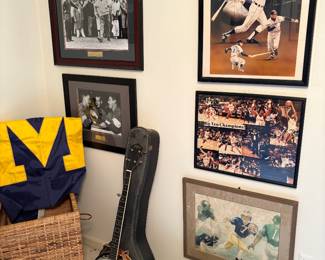 Sports Memorabilia: Tigers, U of M, Hockey and more!