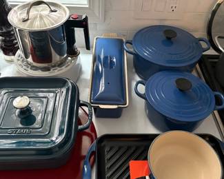 Cookware: Staub, Le Creuset, and Emille Henry