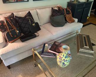 Vintage Coach, Ferragamo, Cole Hann, and Dooney & Bourke