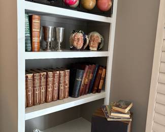 Antique leather books