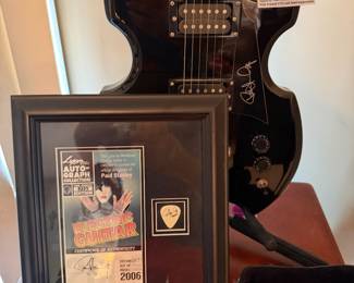 Rock N Roll Autograph Guitars Paul Stanley COA