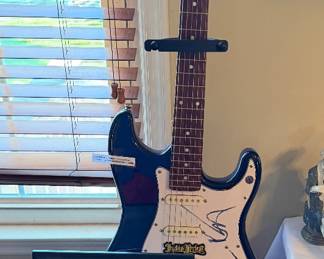 Rock N Roll Autographed Guitar Judas Priest Rob Halford COA