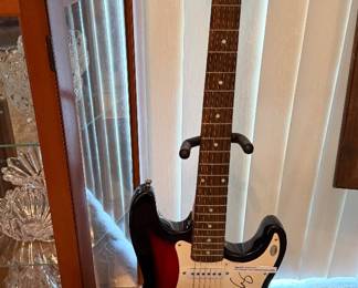 Rock N Roll Autograph Guitars Alice Cooper PSA DNA