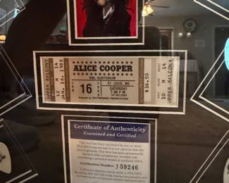 Rock N Roll Alice Cooper PSA DNA