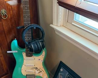 Rock N Roll Autographed Guitar Aerosmith Brad Whitford COA