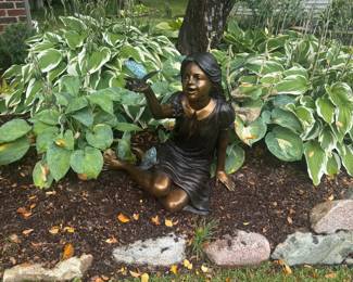 Bronze Butterfly Girl