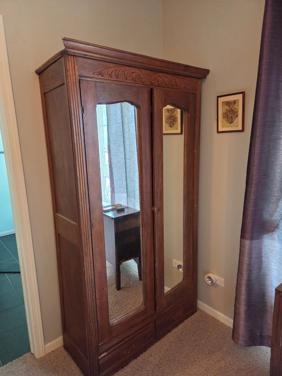 Antique wardrobe
