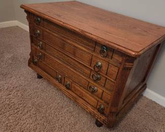 Vintage spool cabinet