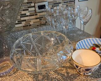 Vintage glass bowl