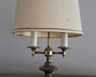 Double candlestick lamp