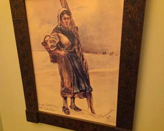 Dieppe Fisher Girl" by American artist Walter Satterlee