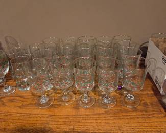 Xmas glassware
