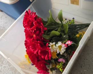 Silk flowers