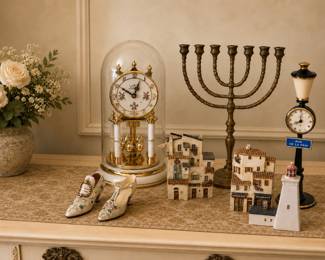 Clocks Shoes Menorah