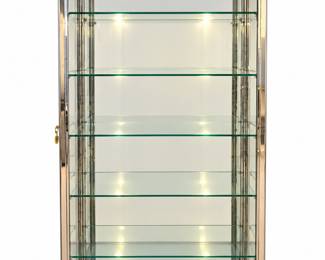 Glass display case