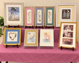 Framed pics of kids
