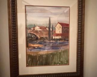 Framed "Ponte Vecchio, Florence" Print