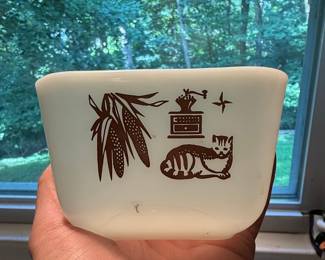 Vintage Pyrex Early American Pattern Small Bowl