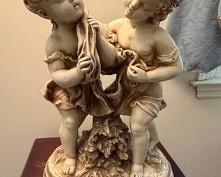 Vintage Marwal Cherub Sculpture