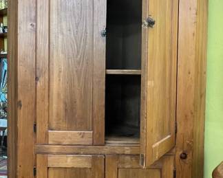 Antique corner cupboard