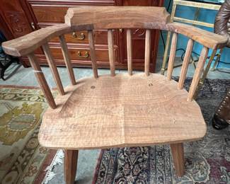 Handmade wide chair