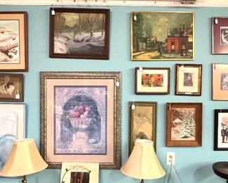 A gallery of artwork