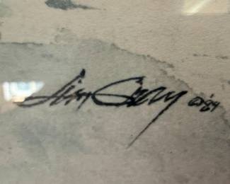 Jim Gray Signed Cardinal Print