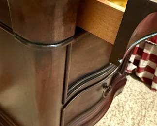 Traditional Style Three-Drawer Nightstand by Kincaid Furniture