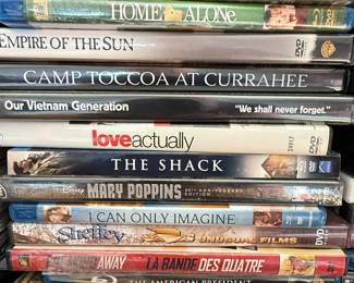Assorted DVD and Blu-ray Movie Collection