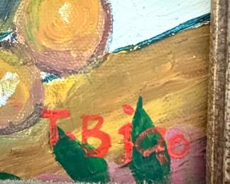 T. Biagio Still Life Oil Paintings