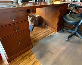 Ballard Designs Library Desk and Filing Cabinets