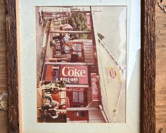 H. Hargrove Style Coca-Cola Country Store Framed Print