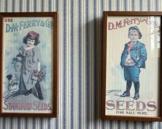D.M. Ferry & Co. Seed Advertising Prints