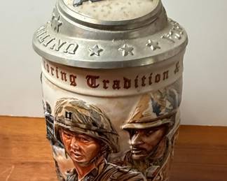 1998 Budweiser Honoring Tradition and Courage Army Stein CS357