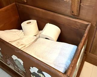 Folk Art Style Toy Box